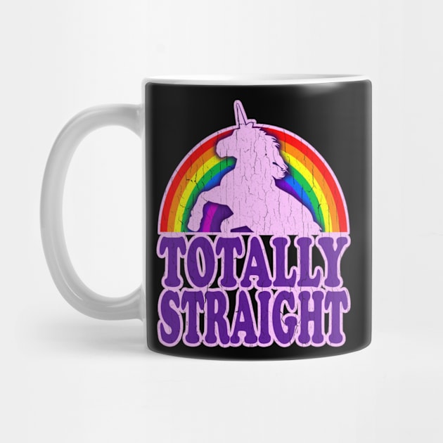 Funny - Totally Straight Unicorn Rainbow by zaymen.bouragba